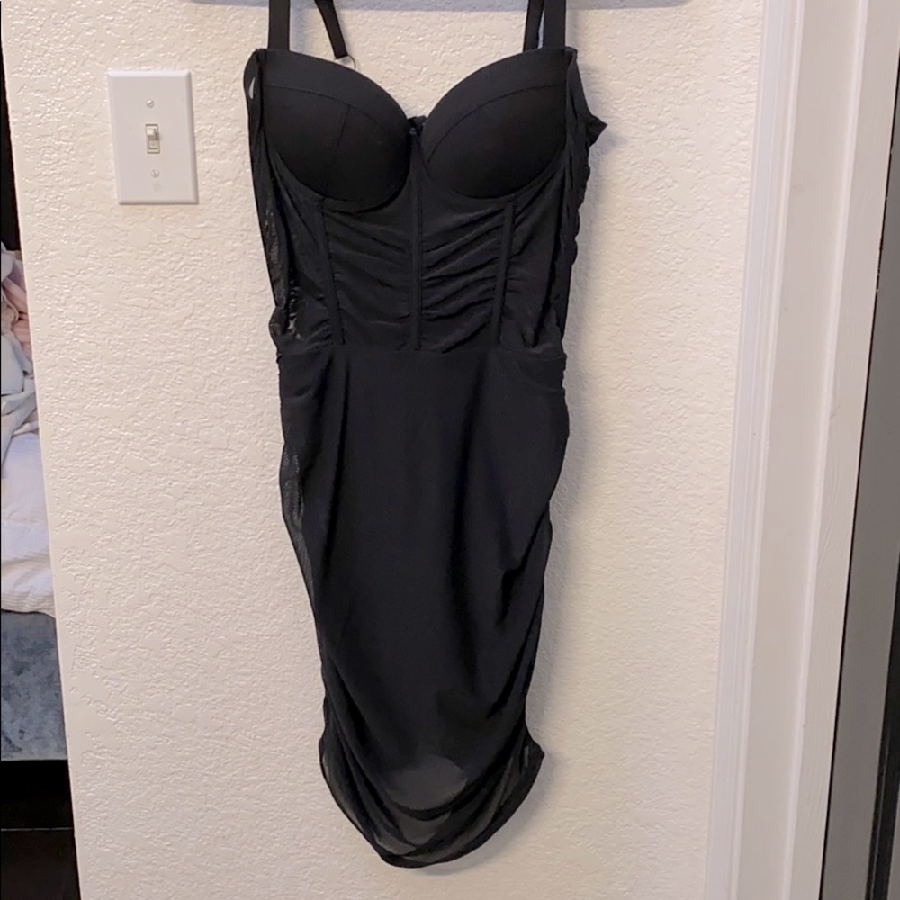 Heiress Corset Mesh Dress